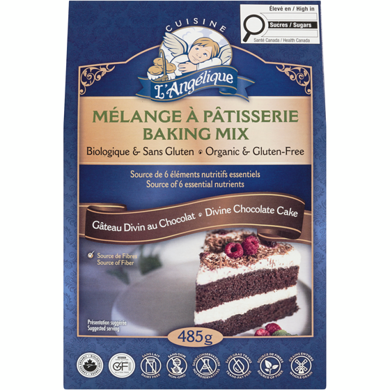 L Angelique  Baking Mix Divine Chocolate Cake 485 g, $1.65/100g