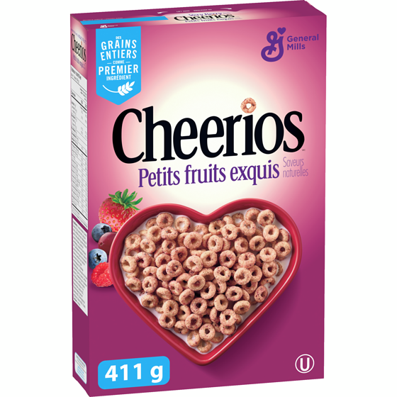 General Mills  Petits fruits exquis Céréales à Base de Grains Entiers 411 g, 1,41 $/100g