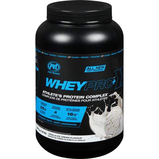 PVL Essentials Whey Pro+ High Protein Shake Mix Vanilla Ice Cream Flavour 840 g, $5.95/100g
