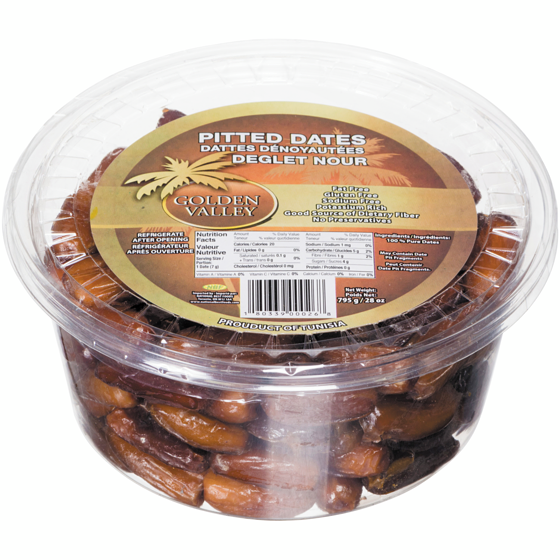 null Dattes dénoyautées Golden Valley 795 g, 0,88 $/100g