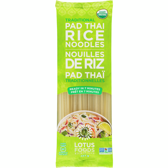 Lotus Nouilles de riz pad thaï traditionnelles 227 g, 3,52 $/100g
