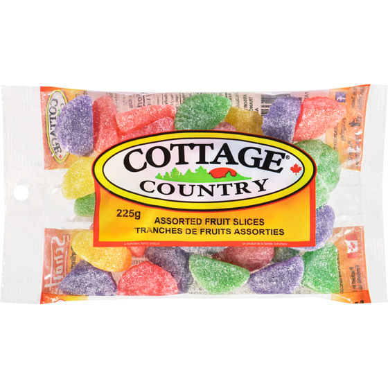 Cottage Country Assorted Fruit Slices 225 g, $1.67/100g