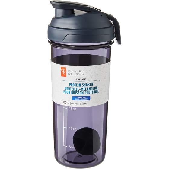 le Choix du Président Bouteille-mélangeur pour boisson protéinée avec boule à mélanger − gris 1 ea, 5,99 $/1ch