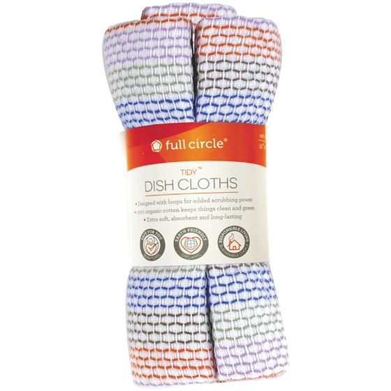 Full Circle Set Of 3 Dish Cloths 1 ea, $12.00/1ea