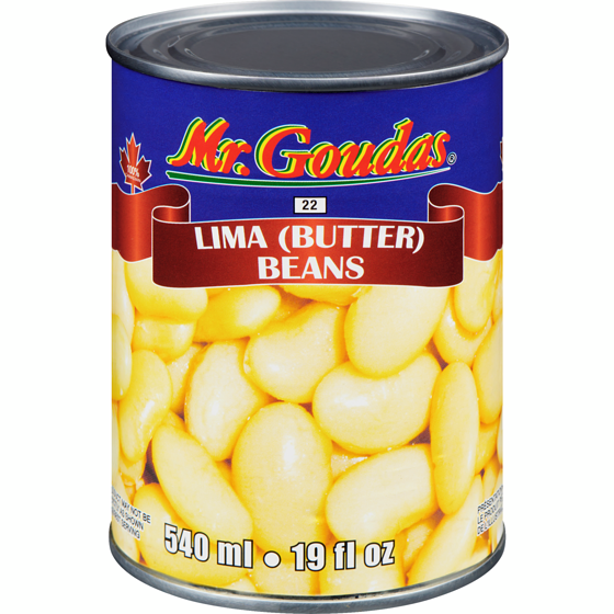 Mr Goudas Lima Butter Beans 540 ml, $0.60/100ml