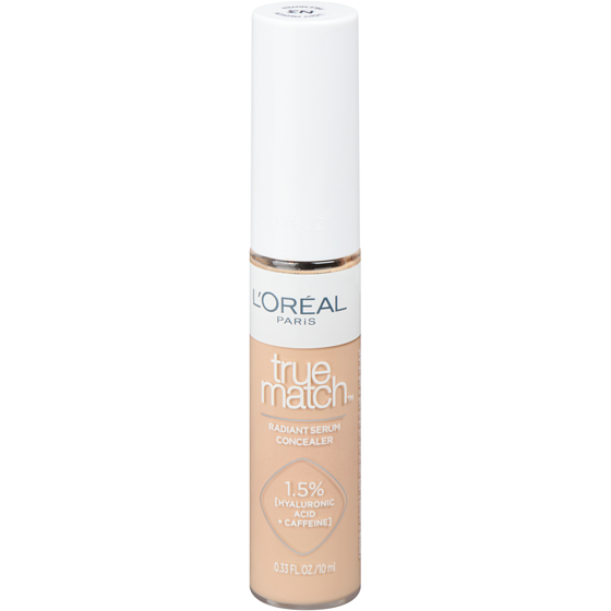 L'Oreal Paris True Match Radiant Serum Concealer With Hyaluronic Acid & Caffeine N3 10 ml, $174.90/100ml