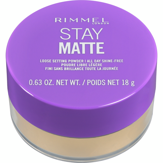 Rimmel London Stay Matte Loose Powder, Lightweight, Transparent - 001 18 g, $61.06/100g