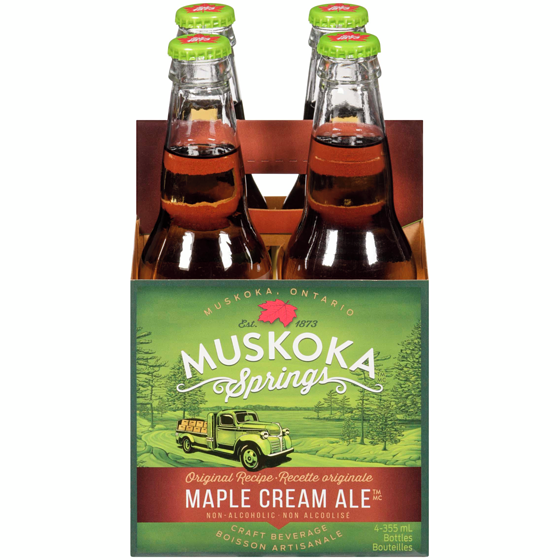 Muskoka Springs Craft Beverage Maple Cream Ale 4x355.0 ml, $0.70/100ml