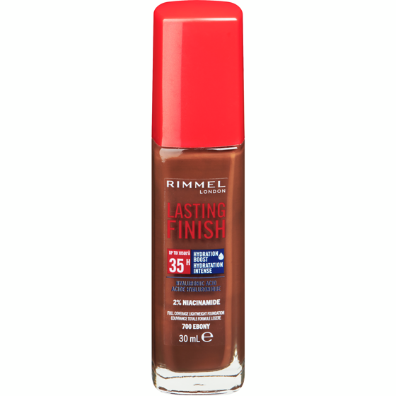 Rimmel London Lasting Finish 35 Hour Foundation Ebony - 700 30 ml, $46.63/100ml