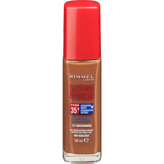 Rimmel London Lasting Finish 35 Hour Foundation, Hazelnut - 605 30 ml, $46.63/100ml