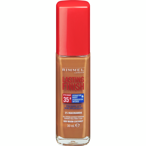 Rimmel London Lasting Finish 35 Hour Foundation Warm Coconut - 600 30 ml, $46.63/100ml