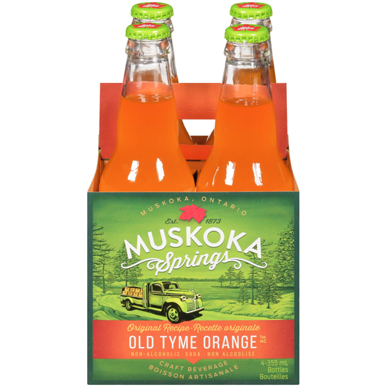 Muskoka Springs Craft Beverage Old Tyme Orange 4x355.0 ml, $0.70/100ml