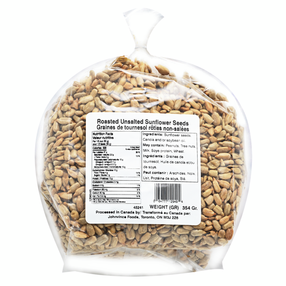 saltless sunflower seeds