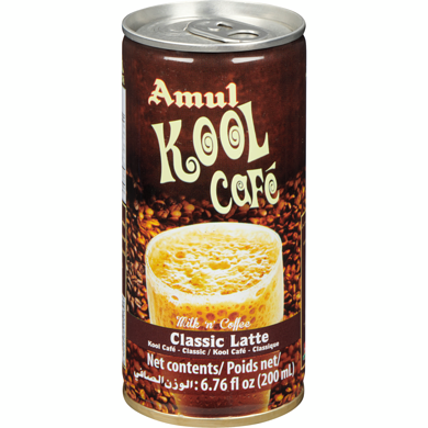 Amul Kool Café Classic Latte 200 ml, $1.15/100ml