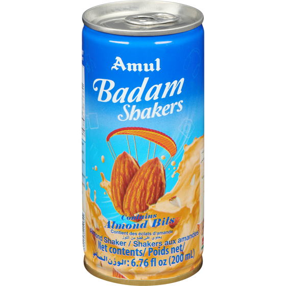 Amul Almond Shaker Badam Shakers 200 ml, $1.15/100ml