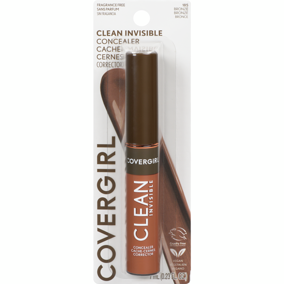 Cover Girl Clean Invisible Concealer, Bronze - 185 7 ml, $157.00/100ml