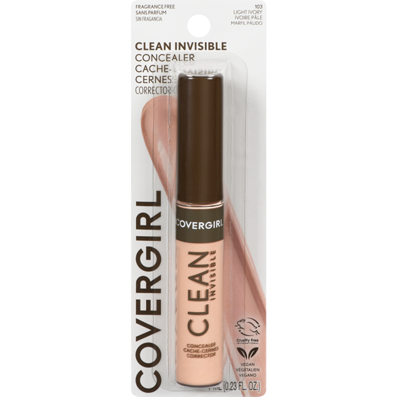Cover Girl Clean Invisible Concealer Light Ivory - 103 7 ml, $157.00/100ml