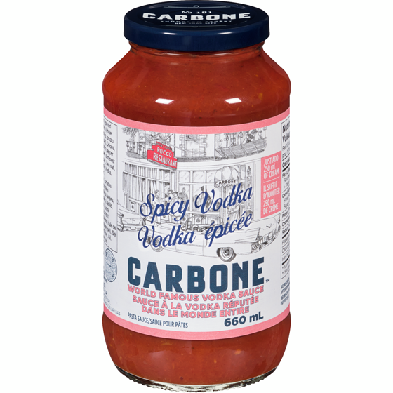 Carbone Pasta Sauce, Spicy Vodka 660 ml, $2.12/100ml