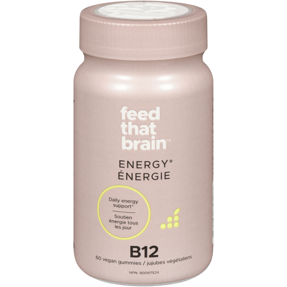 FEED THAT BRAIN Energy gummy énergie tourbillon de fraise 60 ea, 0,33 $/1ch