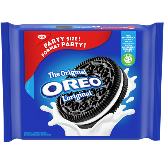 Christie Biscuits-sandwiches au chocolat OREO L’original, format party 685 g, 1,31 $/100g