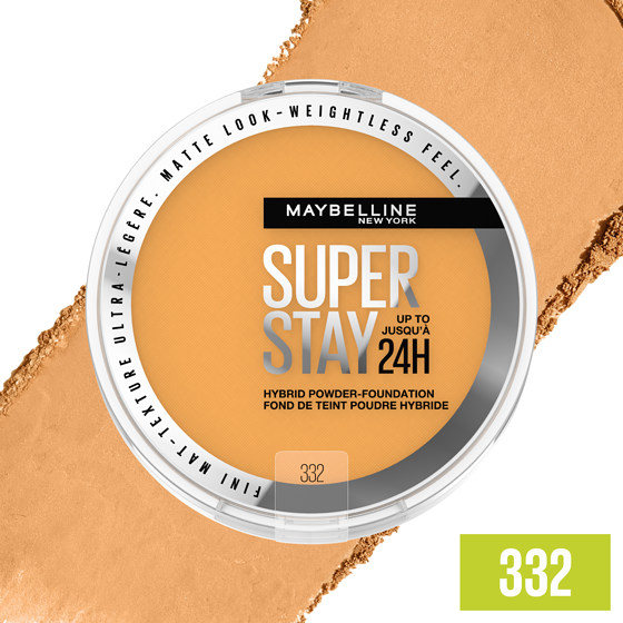 Maybelline Super Stay 24 Hour Hybrid Powder Foundation, Waterproof, Vegan, Mattifying 332 6 g, $267.00/100g