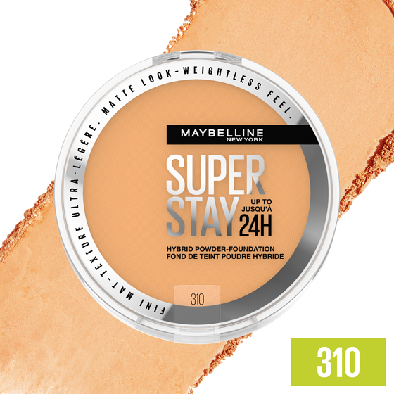 Maybelline Super Stay 24 Hour Hybrid Powder Foundation, Waterproof, Vegan, Mattifying 310 6 g, $267.00/100g