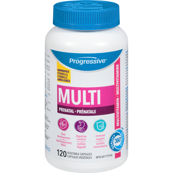 Progressive Multi Multivitamin Prenatal 120 ea, $0.35/1ea