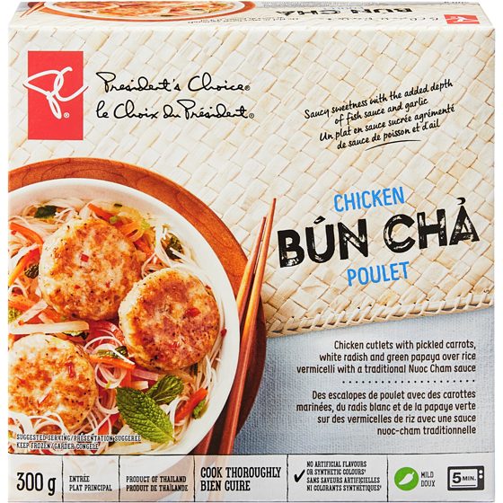 le Choix du Président Poulet Bun Cha 300 g, 2,00 $/100g