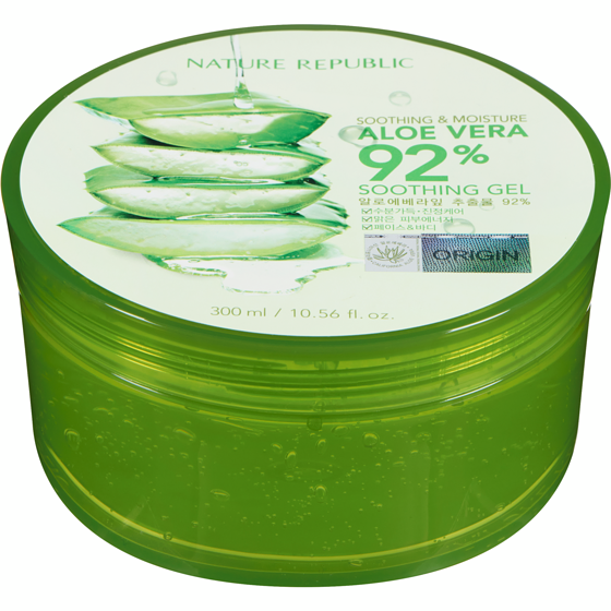 Nature Republic Aloe Vera 92% Soothing Gel 300 ml, $2.60/100ml