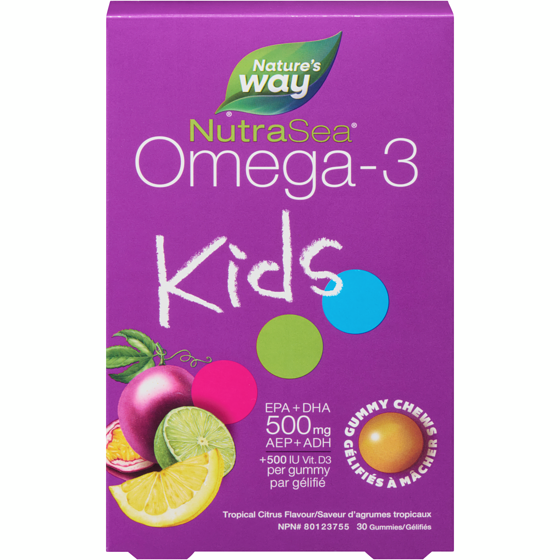 NutraSea Nutrasea Kids Omega-3 Tropical Citrus Flavour 30 ea, $1.00/1ea