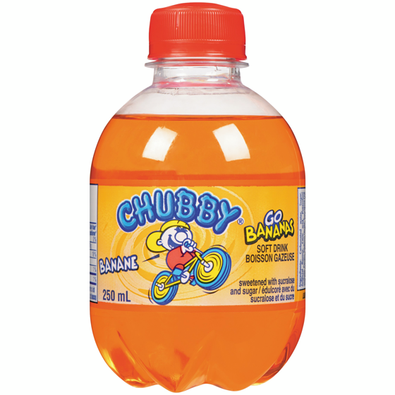 Chubby Soft Drink Go Bananas 250 ml, $0.30/100ml