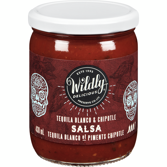 Wildly Delicious Salsa Tequila Blanco & Chipotle 430 ml, $1.51/100ml