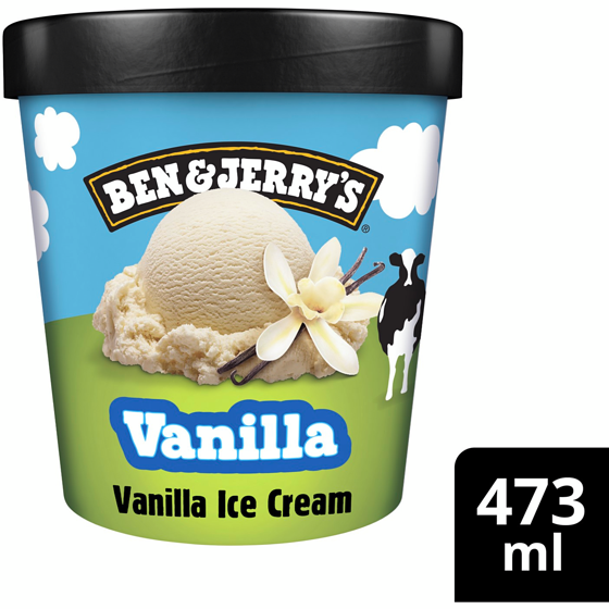 Ben & Jerry's Ice Cream with Fairtrade Ingredients Vanilla  473 ml, $1.33/100ml