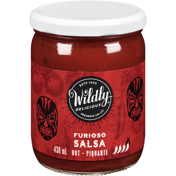 Wildly Delicious Salsa Furioso Hot 430 ml, $1.51/100ml