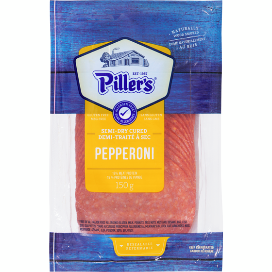 Pillers Pepperoni Semi-Dry Cured 150 g, $3.33/100g