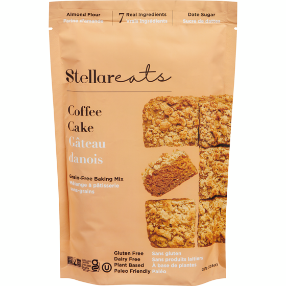 Stellareats Mélange pour gâteau au café sans gluten 357 g, 4,20 $/100g