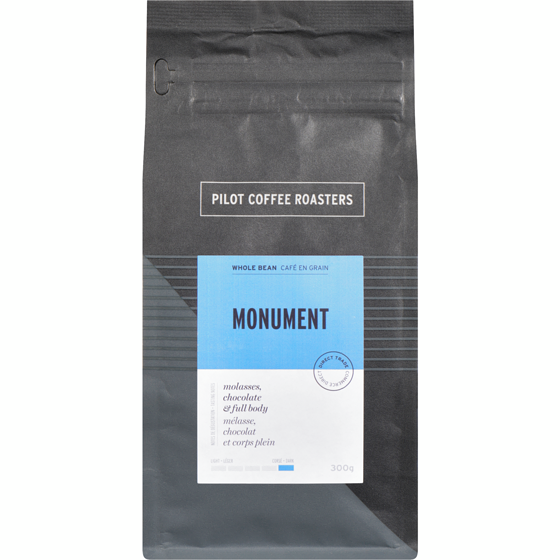 Pilot Coffee Roasters Whole Bean Monument 300 g, $7.33/100g