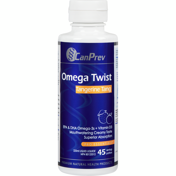 CanPrev Omega Twist Tangerine Tang Liquid 225 ml, $19.11/100ml