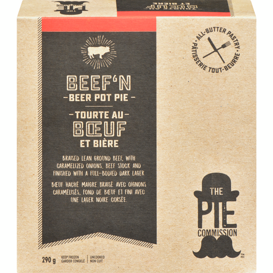 The Pie Commission Beef 'N Beer Pot Pie 290 g, $3.79/100g