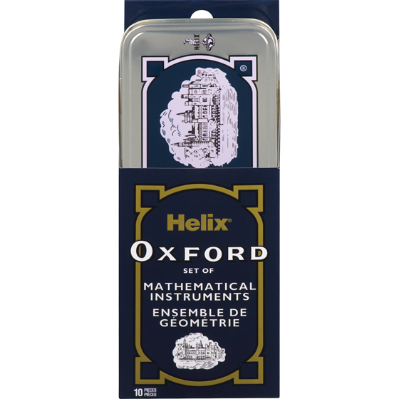 Helix Set Of Mathematical Instruments Oxford 1 ea, $5.00/1ea