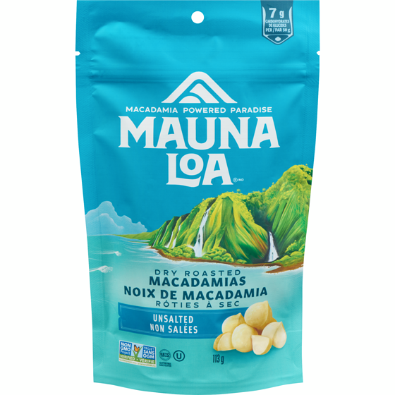 Mauna Loa Dry Roasted Macadamias Unsalted 113 g, $9.73/100g