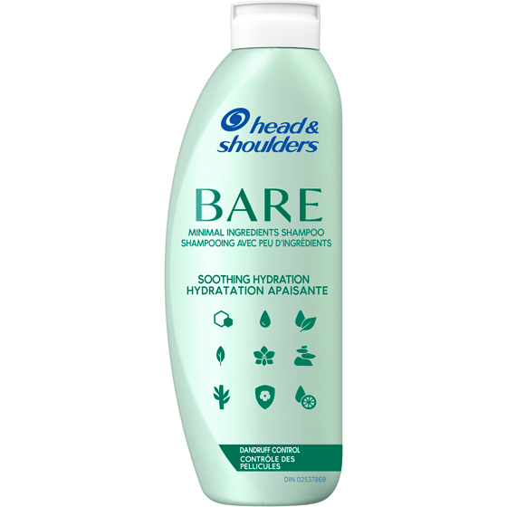 Head & Shoulders Shampooing antipelliculaire BARE Hydratation apaisante, antipelliculaire, 400 mL 400 ml, 3,87 $/100ml