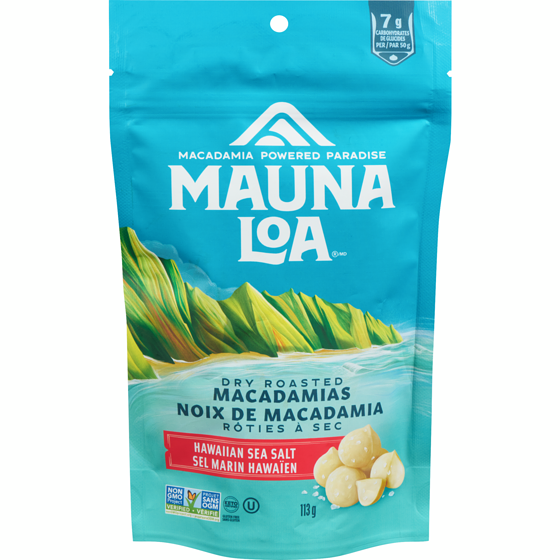 Mauna Loa Dry Roasted Macadamias Hawaiian Sea Salt 113 g, $9.73/100g