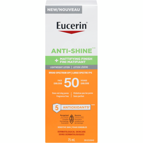 Eucerin Sun Anti-Shine Control Face Sunscreen With Spf 50 75 ml, $32.65/100ml