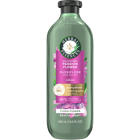 Herbal Essences Passion Flower Sulfate Free Conditioner, Volumizing, with Certified Camellia Oil and Aloe Vera, For All Hair Types, Especially Fine Hair 400 ml, $2.50/100ml