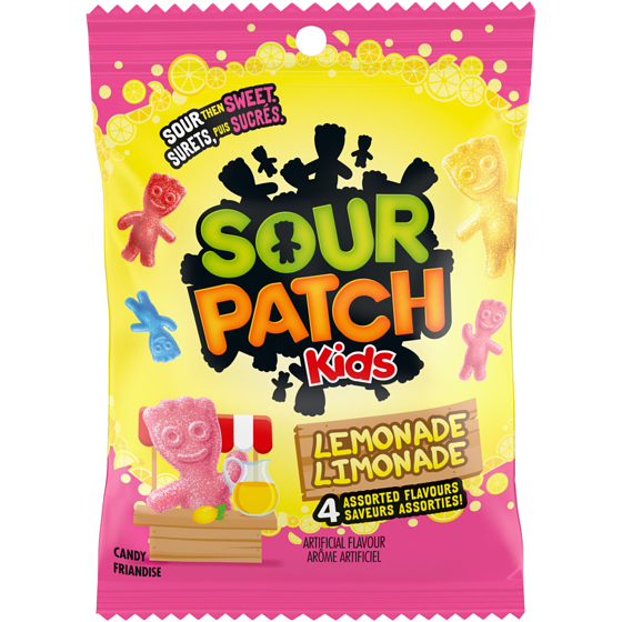 Maynards SOUR PATCH KIDS Lemonade Flavour Gummy Candy 150 g, $2.19/100g