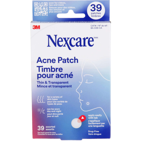 Nexcare Thin And Transparent Acne Patch 1 ea, $17.49/1ea