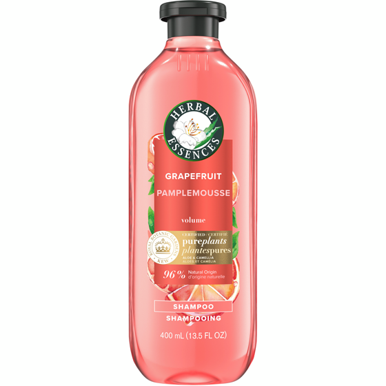 Herbal Essences Grapefruit Volumizing Shampoo, with Certified Camellia Oil and Aloe Vera, For All Hair Types, Especially Fine Hair 400 ml, $3.12/100ml