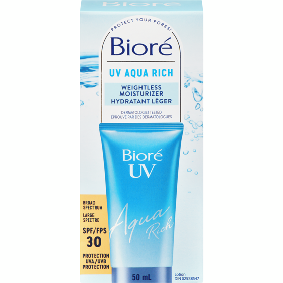 Biore UV Aqua Rich Weightless Moisturizer - SPF 30 50 ml, $37.98/100ml