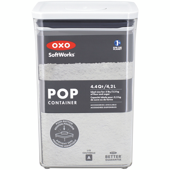 Oxo Softworks POP 2.0 Big Square Medium Container 1 ea, $25.00/1ea